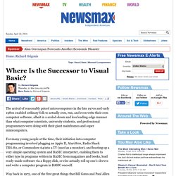 Where Is the Successor to Visual Basic?