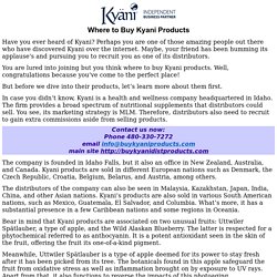 Where To Buy Kyani Products