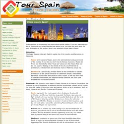 Where to go in Spain?