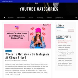 Where To Get Views On Instagram At Cheap Price?