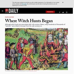 Where Witch Hunts Began