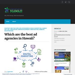 Which are the best ad agencies in Hawaii?