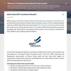 Which Is Best DGFT Conusltant In Mumbai?