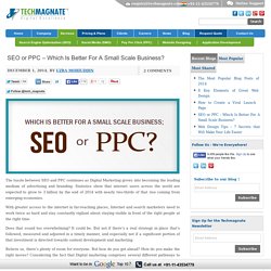 SEO or PPC - Which Is Better For A Small Scale Business?