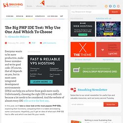 The Big PHP IDE Test: Why Use One And Which To Choose - Smashing Magazine