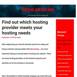 cheap and best shared hosting plans