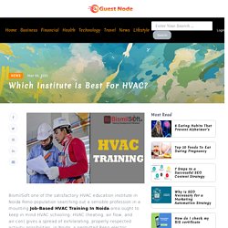 Which institute is best for HVAC?