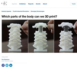 Which parts of the body can we 3D print?