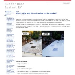 Which is the best RV roof sealant on the market? - Rubber Roof Sealant RV