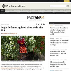 Which states have the most organic farms?