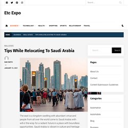 Tips While Relocating To Saudi Arabia