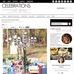 Eclectic And Whimsical Bridal Shower