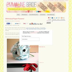 Wedding flowers on the web