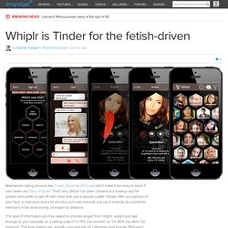 Whiplr is Tinder for the fetish-driven