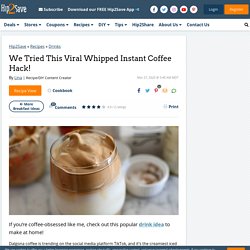How to Make the Viral Whipped Iced Coffee Hack from TikTok - Hip2Save