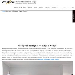 Whirlpool Refrigerator Repair Kanpur