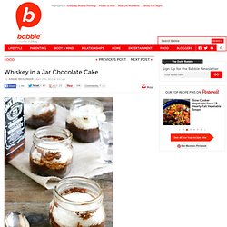 Whiskey in a Jar Chocolate Cake