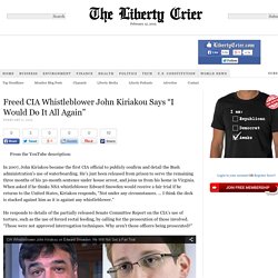 Freed CIA Whistleblower John Kiriakou Says "I Would Do It All Again"