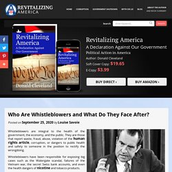 Who Are Whistleblowers and What Do They Face After?