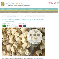 White Chocolate Chips (dairy, soy, and sugar free)