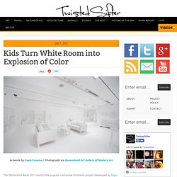 Kids Turn White Room into Explosion of Color