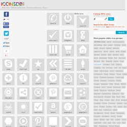 White icons - 3669 free white icons - Download white icons - Page 2