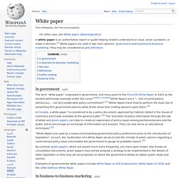 White paper