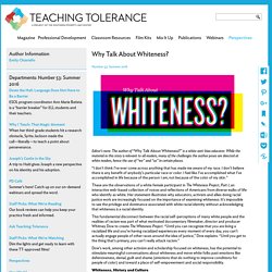 Teaching Tolerance - Diversity, Equity and Justice