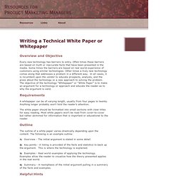 How to Write a Whitepaper - Technical White Paper Writing