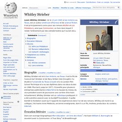 Whitley Strieber