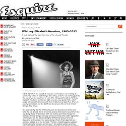 Whitney Houston Obituary - Robyn Crawford on Whitney Houston