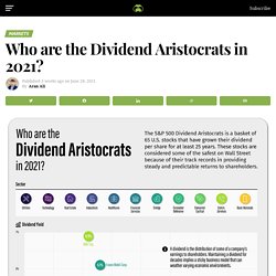 Who Are the Dividend Aristocrats in 2021?