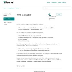 Who is eligible – Keenai