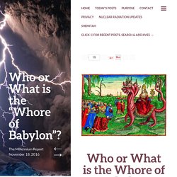 Who or What is the “Whore of Babylon”?