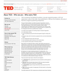 Who owns TED