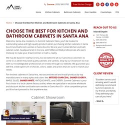 Santa Ana Kitchen Cabinets