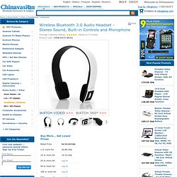 Wholesale Bluetooth Headphones - Wireless Audio Headset From China