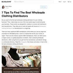 Find A Best Wholesale Clothing Distributor In USA
