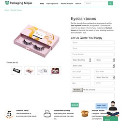Custom Printed Eyelash Boxes wholesale