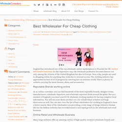 Best Wholesaler For Cheap Clothing