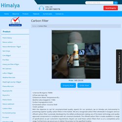 Carbon Filter Wholesaler in Gurgaon - Himalya