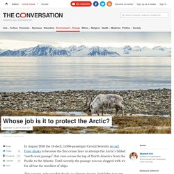 Global commons: Who's responsible for the Arctic?