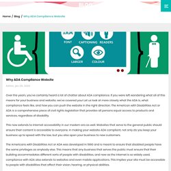 Why ADA Compliance Website