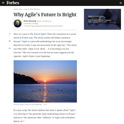 Why Agile's Future Is Bright