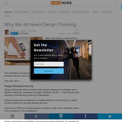 Why We All Need Design Thinking — ReadThink (by HubSpot)
