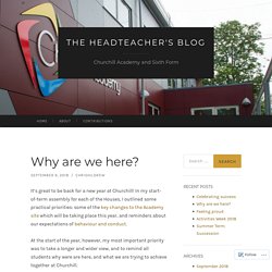 The Headteacher's Blog