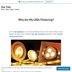 Why Are My LEDs Flickering?