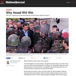 Why We're Still Not Intervening in Syria - Michael Hirsh