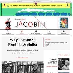 Why I Became a Feminist Socialist