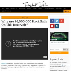 Why Are 96,000,000 Black Balls On This Reservoir?